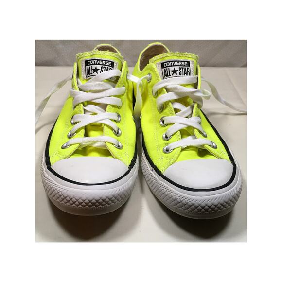 Converse All Star Low Neon Yellow Women’s 8 Men’s 6 - Picture 7 of 11